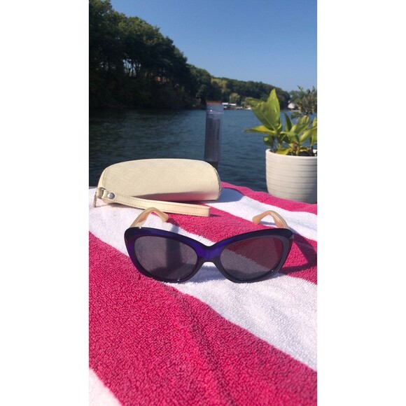Isaac Mizrahi IM2 90 Cat Eye Sunglasses 50 20 140mm Purple Full Rim